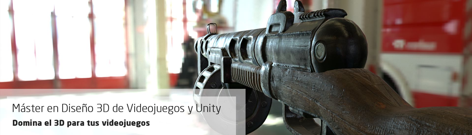 Máster en Diseño 3D de Videojuegos y Unity. Domina el 3D para la creación de videojuegos.